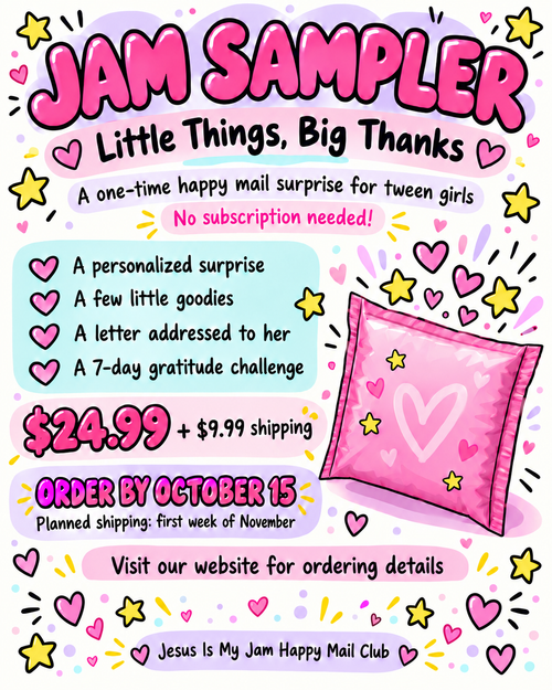 Jam Sampler – Jesus Is My Jam Happy Mail Club